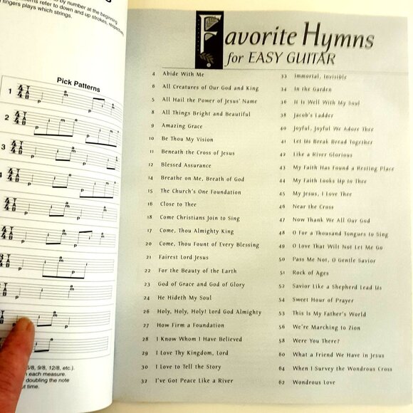 Praise and Worship & Greatest Hymns for Guitar Vocal Piano Easy Hal Leonard - Picture 3 of 6